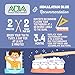 Himalayan Blue Antimicrobial Kids and Toddlers Natural Biodegradable Bamboo Toothbrush Pack of 4 - Organic Soft Bristles - Camping, mountain, school, travel, sports, activities