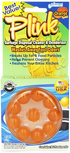 Compac Home Plink Scented Garbage Disposal Cleaner & Deodorizer, Orange, 40 Count