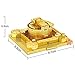 2016 Microworld 3D Metal Puzzle Rome Castel Sant'Angelo Architectural Building Model J007-G DIY 3D Laser Cut Assemble Jigsaw Toys - Gold
