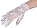 Simplicity Stretch Bridal Gloves Lace Wrist Length Special Occasion Wear, Short White