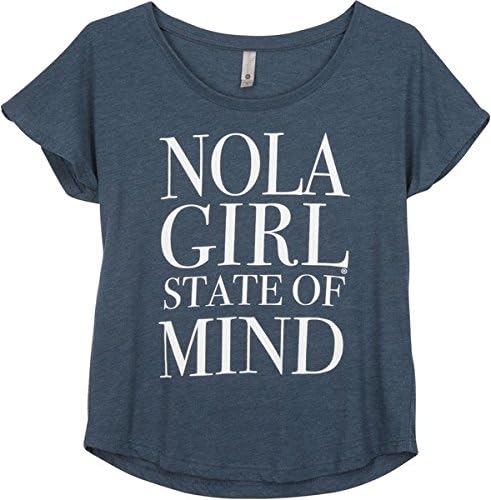 NOLA Girl State of Mind Dolman Tee - Medium