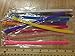 10pc Assorted Color 8mm Neon Color Silicone Band Bracelet for Slider Alphabet...