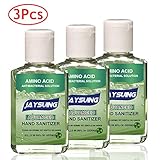 PRSTENLY Amino Acid Advanced Hand Sanitizer, with 99.99% Bactericidal Effect, 80 Grams of Clean and Mild Solution, Easy to Carry (3PCS)