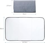 Lekebaby Foldable Travel Changing Mat Grey 70x41 cm Lightweight Padded view 5