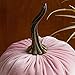 Large Velvet Pumpkin Pink, Handmade Home Decor, Wedding Centerpiece Decor, Baby Shower Favors, Fall Halloween Thanksgiving Table Decor