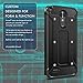 Evocel Explorer Series Phone Case Compatible with G Stylo 3 (2017 Release) with Belt Clip Holster and Slim Profile, Black