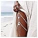 Tupai 1Pcs Vintage Gold Stretchy Bikini Thigh Leg Tassel, No Color, Size No Size