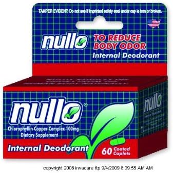 135ct Nullo Deodorizer Tablets Bottle of 135