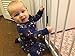Vmaisi Baby Gate Wall Cup Protector Make Pressure Mounted Safety Gates More Stable - Wall Damage-Free - Fit for Doorway, Door Frame, Baseboard - Work on Dog & Pet Gates (White)