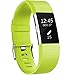 GEAK Replacement Bands for Fitbit Charge 2, Fitbit Charge2 Wristbands,Small,Lime