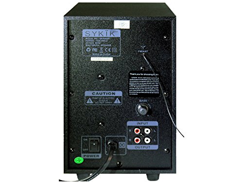 Sykik SP3698BT, Powerful FM Radio, Bluetooth 2.1 Speaker System, with SD USB Ports for Digital Play Back, Full Function Remote Control