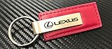 LEXUS RED LEATHER KEY CHAIN