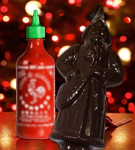 Sugar Plum Chocolates - 6oz Dark Chocolate & Sriracha Santa Claus