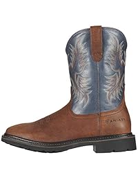 Ariat Sierra - Botas de trabajo para hombre con puntera cuadrada ancha