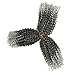 Flyteng marlibob crochet hair 6pieces/pack 8 inch Marlibob Kinky Curly synthetic Hair extensions (8 inch 6packs, T1B/Gray)