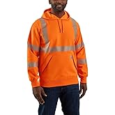 Carhartt Men's High-Visibility Loose Fit Midweight Hooded Class 3 Hoodie