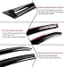 Cuztom Tuning JDM 3D Style Smoked Window Visor Vent Shade Compatible for Fits 2007-2011 Toyota Camry LE SE