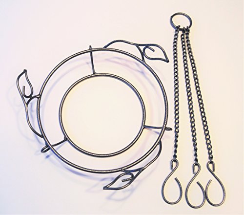 Nature's Way Bird Products GHF5 Garden Top Fill Hummingbird Feeder, 18 Ounce Capacity, Molten