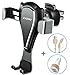 Eazoo Gravity Car Phone Auto Mount Holder for Air Vent, Smart Port Car Charger, Lightning and Micro USB Cable Set for iPhone X 8 8S 7 7 Plus Samsung Galaxy S8 Plus Edge LG and more Driver Accessories