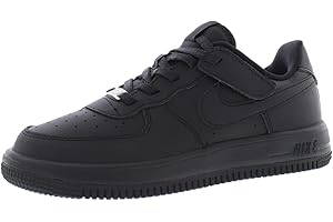 Nike Force 1 Low EasyOn Little Kids' Shoes (FN0237-001, Black/Black/Black) Size 3