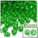 The Crafts Outlet 1,000pc Faceted Plastic Transparent Beads Round 8mm Clear Beads