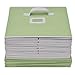 StorageWorks Storage Cube Box with Lid, Fabric Storage Bin, Green, Large, 6-Pack, 11.8x11.8x11.8 inches