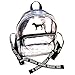 Victoria's Secret PINK Mini Backpack Clear Sparkly Glitter Glow