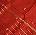 Indian Art Silk Sari Saree Woven Golden With Blouse Piece Paisley Design Decor (Maroon)