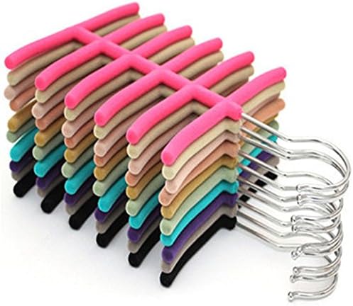 2 Pcs/lot Novelty Rotatable Multi Function Tie Rack Belt Rack Neckties Hanging Neckties Rack