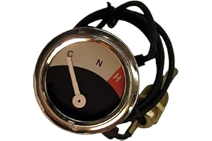 Water Temperature Gauge AR36383 R34263 Compatible with John Deere Tractor 2510 2520 3020 4020 4320 4520 4620 5010 5020 7020
