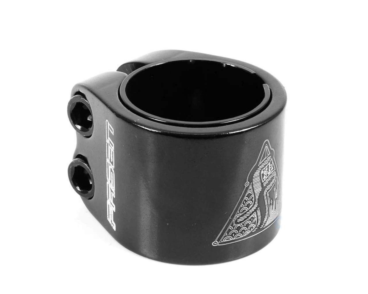 Fasen 2 Bolt Double Scooter Collar Clamp Black Amazon.co.uk Sports