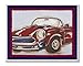 The Kids Room by Stupell Blue And Red Vintage Car Rectangle Wall Plaque, 11 x 0.5 x 15, Proudly Made in USA