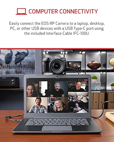 Canon EOS Webcam Accessories Starter Kit for EOS RP, Works with RP