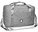 Weekender Bag Lightweight Overnight Carry on Shoulder Bag with Tag and Strap in Trolley Handle (Large)