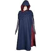 Helltaker Mens Cosplay Costume Men Cape Pants with Gloves Full Set for Halloween Party