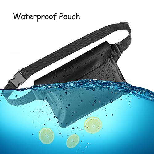 Waterproof Waist Pouch 2Pack Beach Accessories Waterproof Fanny Pack