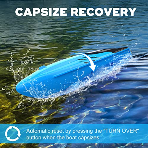 Double Jet Pump RC Boat, 20+ MPH Invisible Propeller Remote Control