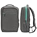 Slim Laptop Backpack, Evecase Lightweight Nylon Water Resistant Multipurpose Rucksack Backpack With Headphone Port fits up to 15.6 Inch Macbook Chromebook Notebook Computer - Gray