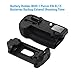 Powerextra MB-D15 Vertical Battery Grip + AA-size Battery Holder Compatible With Nikon D7100 D7200 Digital SLR Camera Work With EN-EL15 Battery or 6 pcs AA-size Batteries