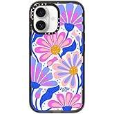 CASETiFY Impact iPhone 17 Case [Slim/Compatible with Magsafe / 8.2 ft. 4X Military Grade Drop Protection] - Mystic Daisy - Clear Black