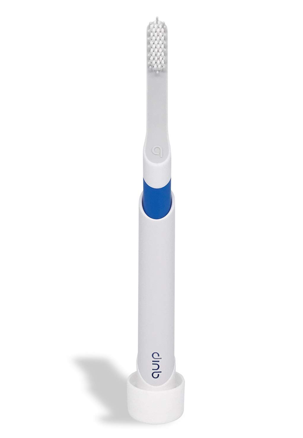 Quip Electric Toothbrush - Blue Color - Electric Brush and Travel Cover Mount - Frustration Free Packaging