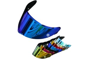 STABLENEINO AGV Pista Corsa Gprr Visor Commpatible with Pista/GPR/GPRR/Corsa/Race3 for Day and Night Use (Iridium Blue)