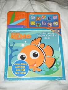 Disney Pixar Finding Nemo Color-Along Sound Activity Book: Amazon.com: Books