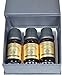 3 Essential Oil Blends Gift Set - ( Anxiety Relief, Uplifting Energizing, Relaxation Blend ) - 100% Natural Pure Undiluted Therapeutic Grade for Aromatherapy, Scents & Diffuser - Depression, Calming