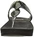 FitFlop Women's Pierra Flip Flop, Pewter, 9 M US