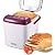 SKG Automatic 1-LB Mini Bread Maker - Beginner Friendly Programmable Breadmaker (19 Programs, 15 Hours Delay Timer, 1 Hour Keep Warm) - Gluten Free Whole Wheat Bread Machine