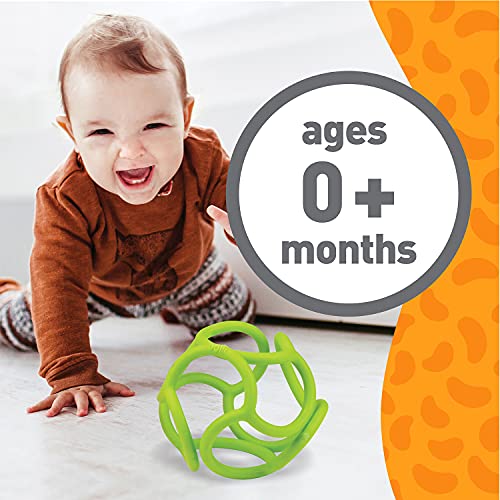 OgoBolli Teething Ring Tactile Sensory Ball Toy for Babies & Kids