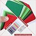 WILLBOND 24 Pcs Christmas Felt Fabric Sheets 12 x 8 Inch Assorted Colors Large Felt Sheet Bundle Red and Green for DIY Crafts Squares Sewing Patchwork Art Projects