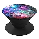 Smart Phone Expanding Stand and Grip, NOKEA Expanding Stand Holder Universal Finger Holder With Anti-fall Phone Air Sac Smartphone Desk stand Grip (Starry sky)