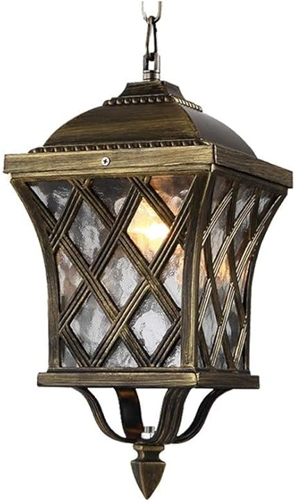 WEILAI Patio clásico de techo colgante al aire libre de la lámpara